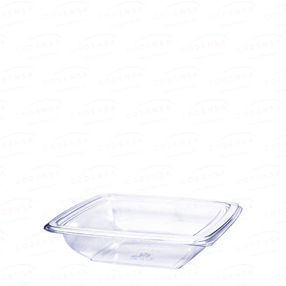 ensaladera-tapa-separada-plastico-rpet-reciclado-250ml-sq-transparente-anonima-14x14x35cm-400-uds
