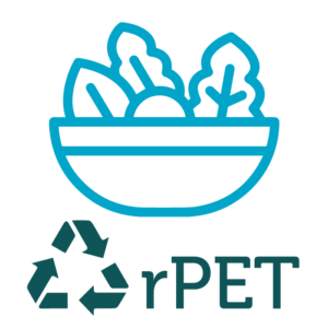 Ensaladeras de Plástico PET Reciclado